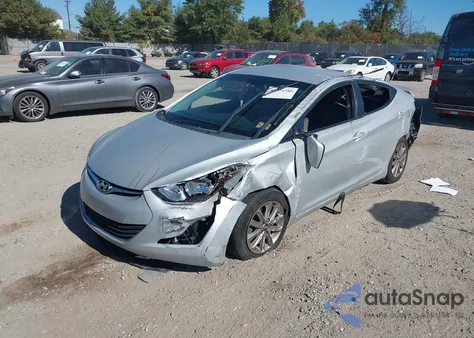 2015 Hyundai Elantra Se from USA, damaged, VIN 5NPDH4AE3FH583364